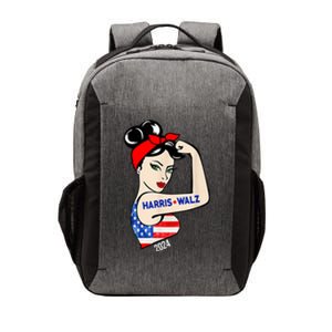 Harris Waltz 2024 Election Female Strong Vector Backpack