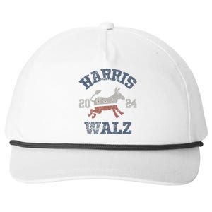 Harris Waltz 2024 Election Kamala Harris Tim Waltz 2024 Support Kamala Snapback Five-Panel Rope Hat