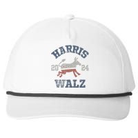 Harris Waltz 2024 Election Kamala Harris Tim Waltz 2024 Support Kamala Snapback Five-Panel Rope Hat