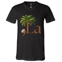 Harris Waltz 2024 Coconut Comma + La 2024 V-Neck T-Shirt