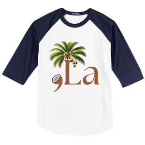 Harris Waltz 2024 Coconut Comma + La 2024 Baseball Sleeve Shirt