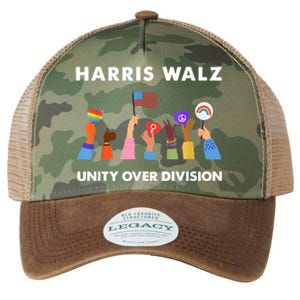 Harris Waltz 2024 Unity Over Division Legacy Tie Dye Trucker Hat