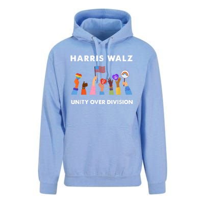 Harris Waltz 2024 Unity Over Division Unisex Surf Hoodie