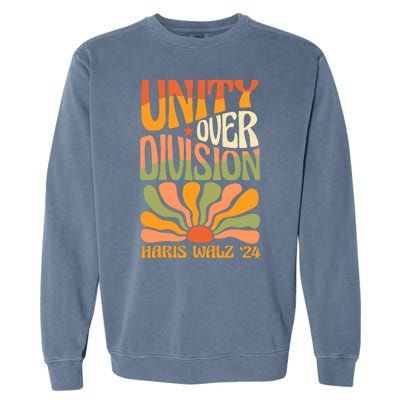 Harris Waltz 2024 Unity Over Division Garment-Dyed Sweatshirt