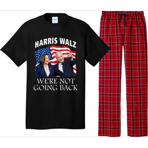 Harris Waltz 2024 We Are Not Going Back Election President Pajama Set