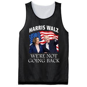 Harris Waltz 2024 We Are Not Going Back Election President Mesh Reversible Basketball Jersey Tank