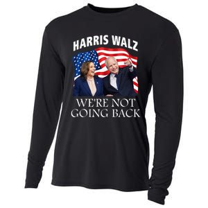 Harris Waltz 2024 We Are Not Going Back Election President Cooling Performance Long Sleeve Crew