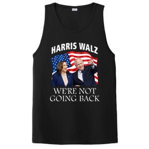 Harris Waltz 2024 We Are Not Going Back Election President PosiCharge Competitor Tank