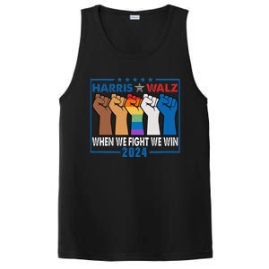 Harris Walz 2024 When We Fight We Win PosiCharge Competitor Tank