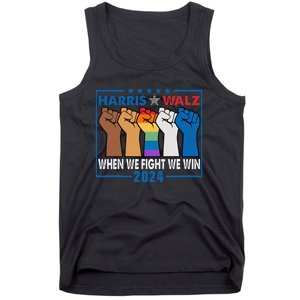 Harris Walz 2024 When We Fight We Win Tank Top