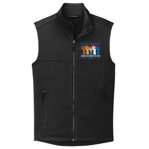 Harris Walz 2024 When We Fight We Win Collective Smooth Fleece Vest