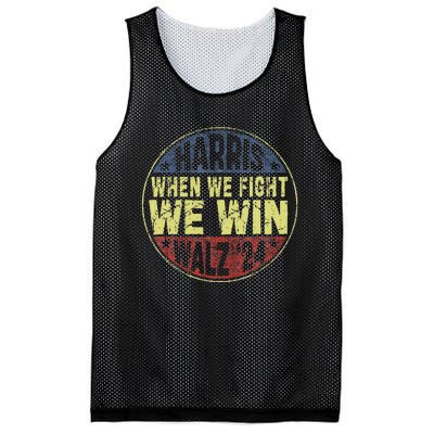 Harris Waltz 2024 When We Fight We Win American Election Mesh Reversible Basketball Jersey Tank