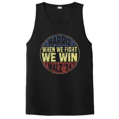 Harris Waltz 2024 When We Fight We Win American Election PosiCharge Competitor Tank