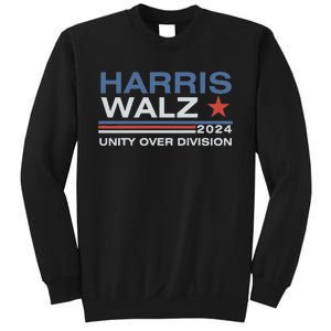 Harris Waltz 2024 Unity Over Division Kamala Harris Tim Walz Sweatshirt