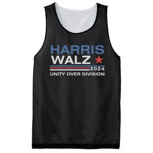 Harris Waltz 2024 Unity Over Division Kamala Harris Tim Walz Mesh Reversible Basketball Jersey Tank