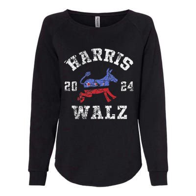 Harris Walz 2024 Election Kamala Harris Tim Waltz 2024 Gift Womens California Wash Sweatshirt