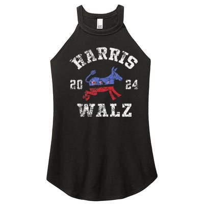 Harris Walz 2024 Election Kamala Harris Tim Waltz 2024 Gift Women's Perfect Tri Rocker Tank