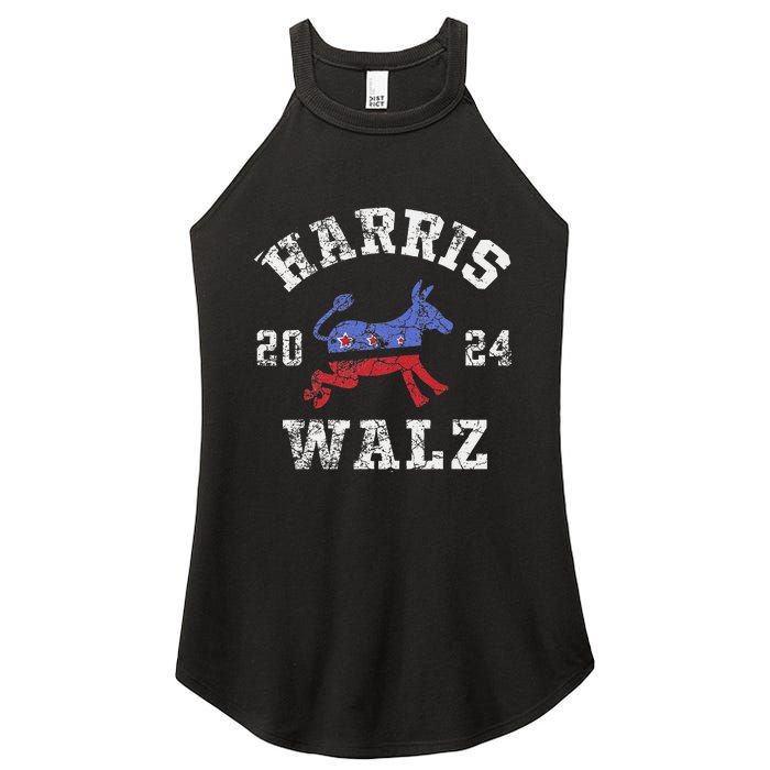 Harris Walz 2024 Election Kamala Harris Tim Waltz 2024 Gift Women's Perfect Tri Rocker Tank