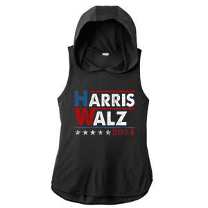 Harris Waltz 2024 Kamala Harris Waltz 2024 Ladies PosiCharge Tri-Blend Wicking Draft Hoodie Tank