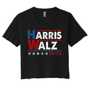 Harris Waltz 2024 Kamala Harris Waltz 2024 Women's Crop Top Tee