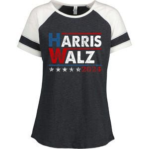 Harris Waltz 2024 Kamala Harris Waltz 2024 Enza Ladies Jersey Colorblock Tee