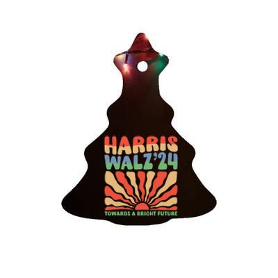 Harris Walz 24 Towards A Bright Future Ceramic Tree Ornament