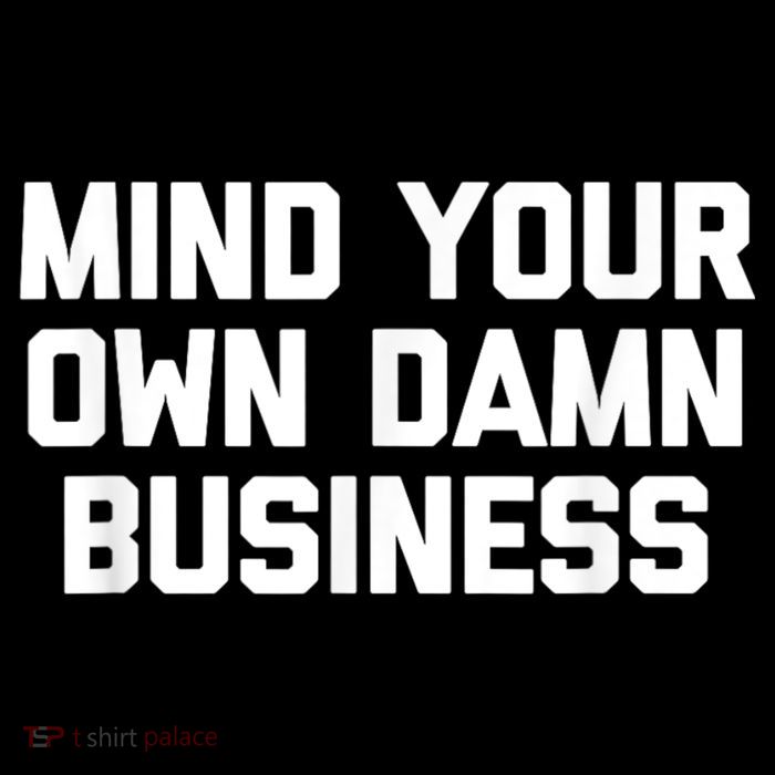 Harris Walz 2024 Mind Your Own Damn Business Cropped Pullover Crew
