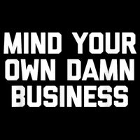 Harris Walz 2024 Mind Your Own Damn Business Wool Snapback Cap