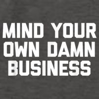 Harris Walz 2024 Mind Your Own Damn Business Vector Backpack