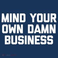 Harris Walz 2024 Mind Your Own Damn Business Sustainable Bucket Hat