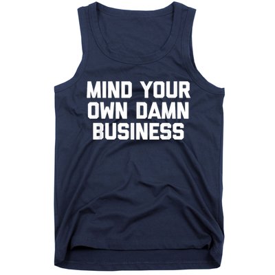 Harris Walz 2024 Mind Your Own Damn Business Tank Top
