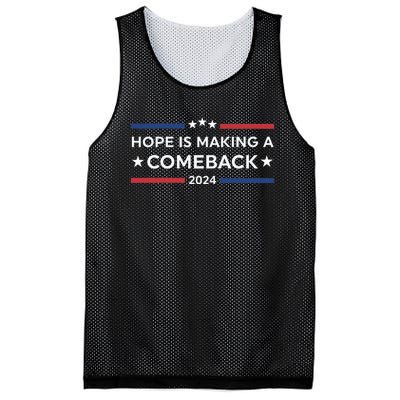 Harris Walz 2024 Hope Is Making A Comeback Mesh Reversible Basketball Jersey Tank