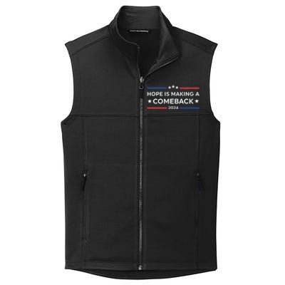 Harris Walz 2024 Hope Is Making A Comeback Collective Smooth Fleece Vest