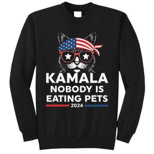 Harris Walz 2024 Nobody Is Eating Pets Sweatshirt