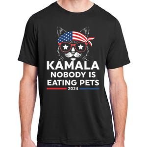 Harris Walz 2024 Nobody Is Eating Pets Adult ChromaSoft Performance T-Shirt