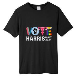 Harris Walz 24 Vote Books Lgbt Election Tall Fusion ChromaSoft Performance T-Shirt