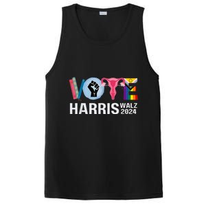 Harris Walz 24 Vote Books Lgbt Election PosiCharge Competitor Tank