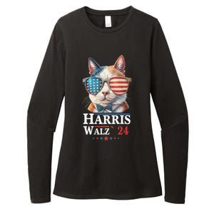 Harris Waltz 2024 Election Cat Ladies Kamala Harris Womens CVC Long Sleeve Shirt