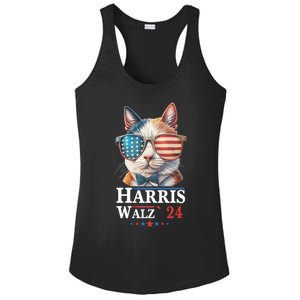 Harris Waltz 2024 Election Cat Ladies Kamala Harris Ladies PosiCharge Competitor Racerback Tank