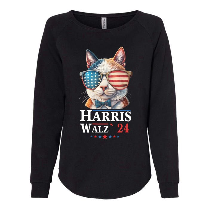 Harris Waltz 2024 Election Cat Ladies Kamala Harris Womens California Wash Sweatshirt