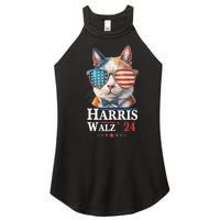 Harris Waltz 2024 Election Cat Ladies Kamala Harris Women's Perfect Tri Rocker Tank