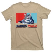 Harris Walz 2024 Funny Cat Election Kamala Harris T-Shirt