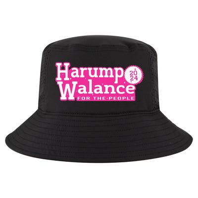 Harump Wallace 2024 Harris Trump Walz Vance Cool Comfort Performance Bucket Hat