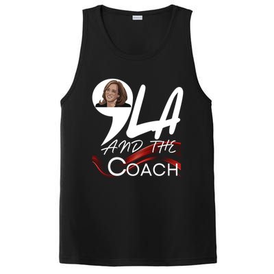 Harris Walz 2024 Comma La And The Coach Kamala Image Great Gift PosiCharge Competitor Tank