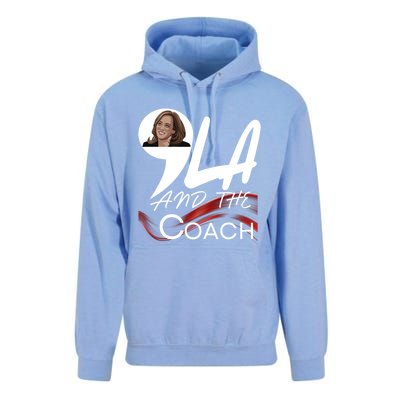 Harris Walz 2024 Comma La And The Coach Kamala Image Great Gift Unisex Surf Hoodie