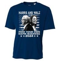 Harris Walz 2024 Mind Your Own Damn Business Cooling Performance Crew T-Shirt