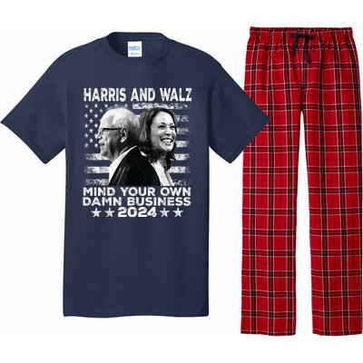 Harris Walz 2024 Mind Your Own Damn Business Pajama Set