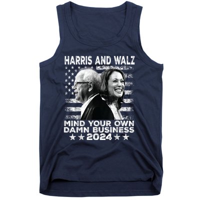 Harris Walz 2024 Mind Your Own Damn Business Tank Top