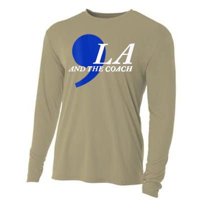 Harris Walz 2024 Comma La And The Coach Cooling Performance Long Sleeve Crew