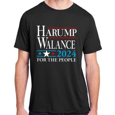 Harump Wallace 2024 Harris Trump Walz Vance Adult ChromaSoft Performance T-Shirt